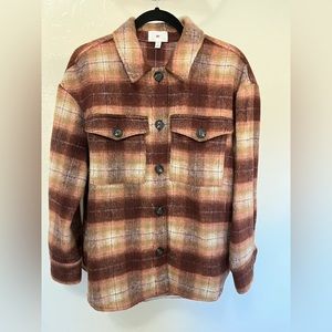 Nordstrom BP Plaid Shirt Jacket